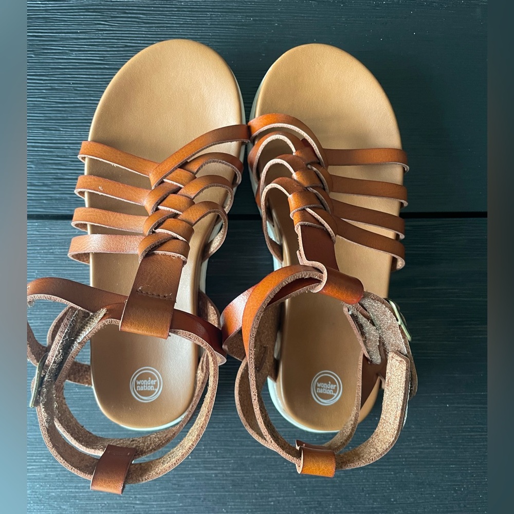 Little girls size 12c gladiator sandals. Like new.